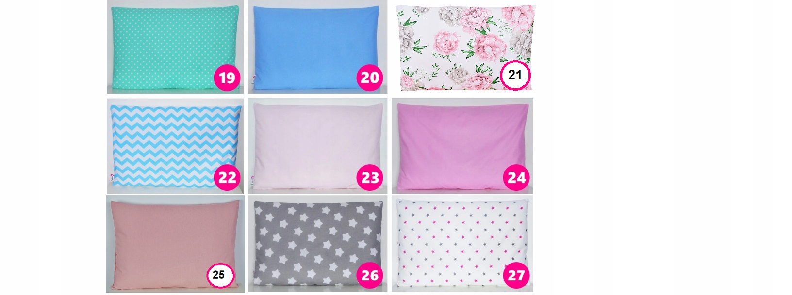 Largo Poszewka bawełniana 40x60cm na zmianę NOWOŚć Produkt polski Waga produktu z opakowaniem jednostkowym 1 kg