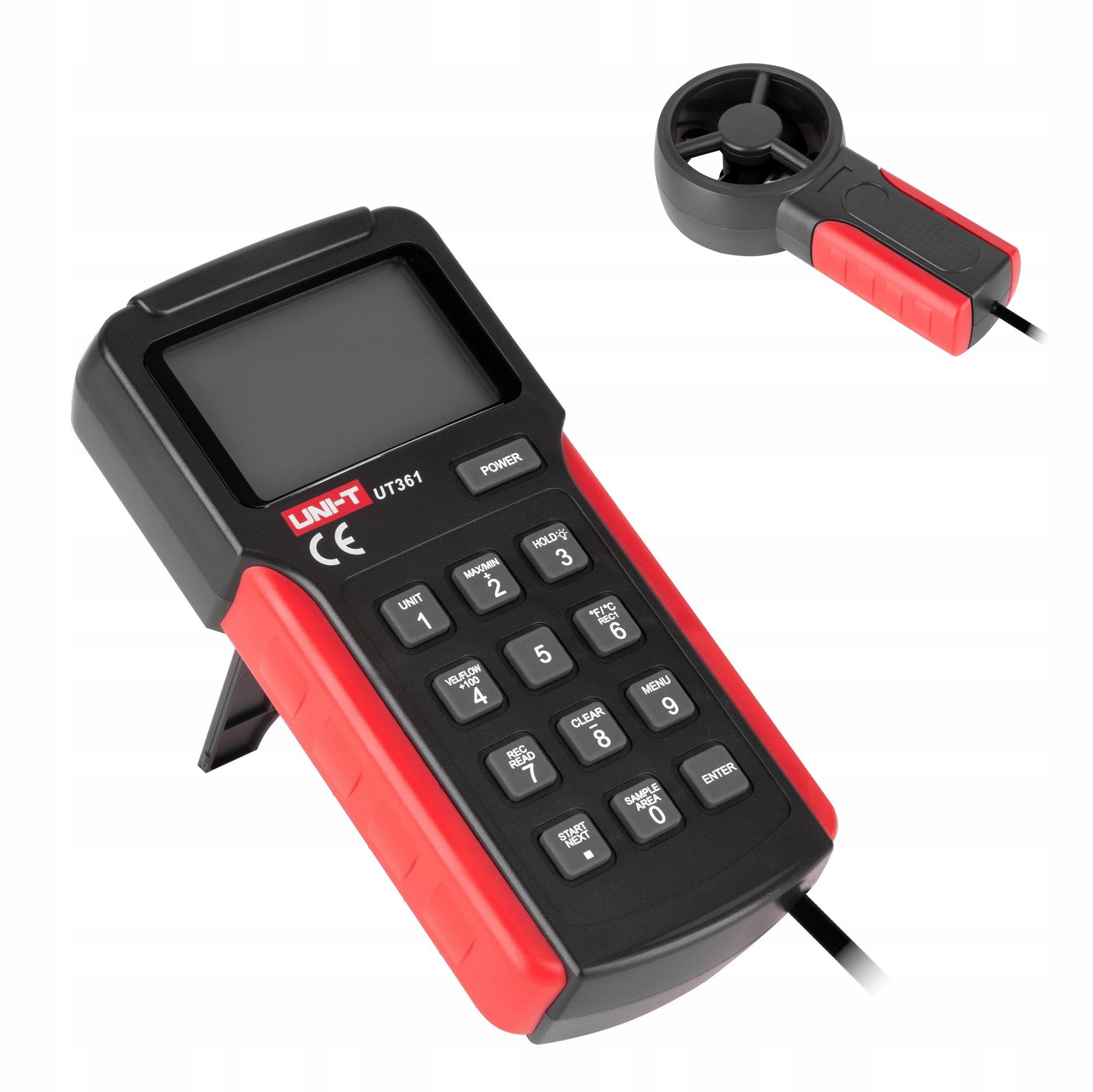 Uni-t MIE0123 Anemometr měření rychlosti větru s funkcí měření teploty Ut