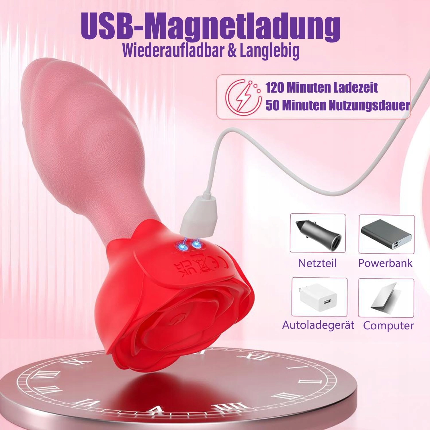 APP ANAL VIBRATOR Dla Kobiet i Mężczyzn Z 9 Trybami Wibracji — miniatura 6