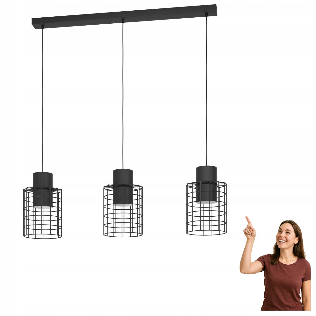 Závesná lampa Milligan 43626 Eglo