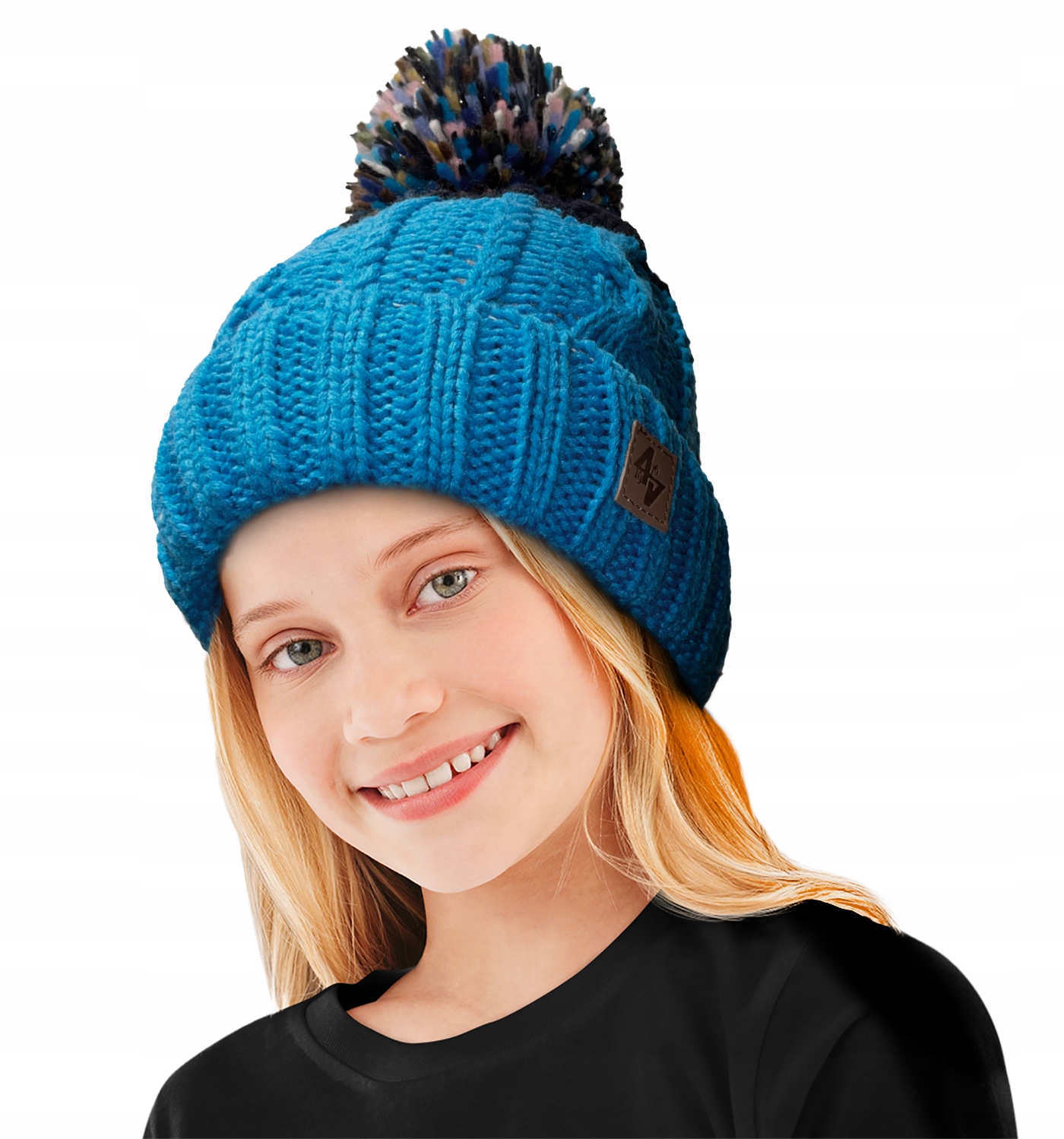 

Zimowa Czapka Dla Dzieci Unisex Ciepła z Polarem