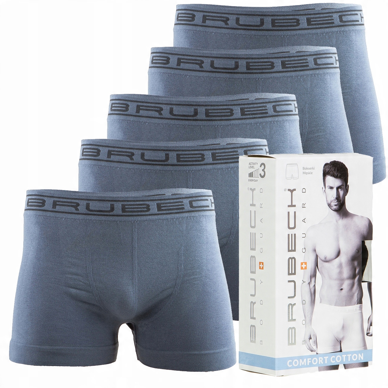 

Zestaw Bokserki Majtki 5szt Brubeck Cotton XL BL67