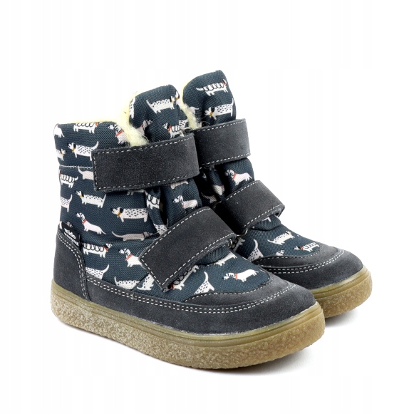 Zimowe buty Midoshoes 22-40 Doggy Gray Pieski z Membraną r.22
