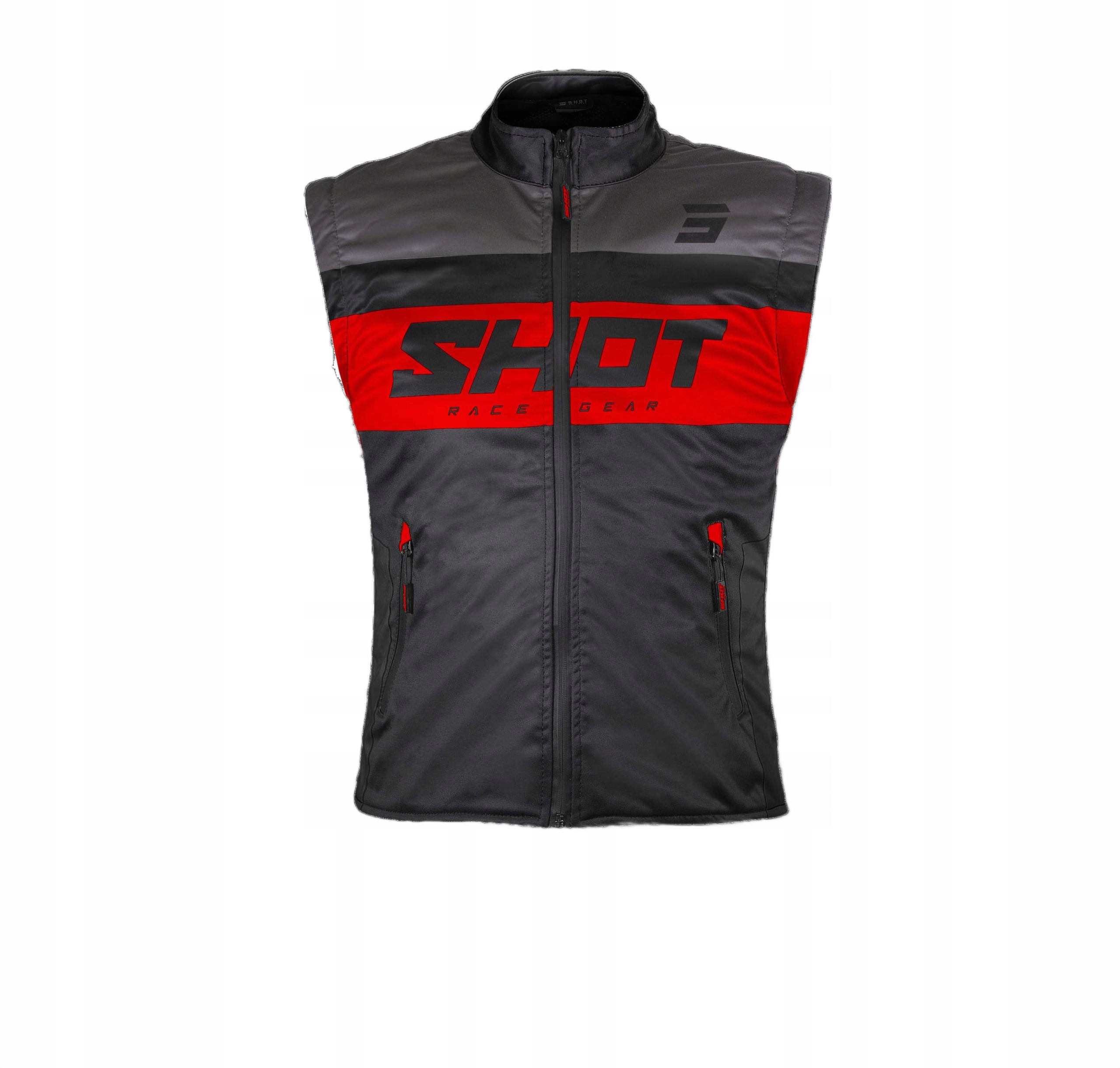 Motocyklová Vesta Shot Bodywarmer Lite Black/red S A08-15A1-A02-08