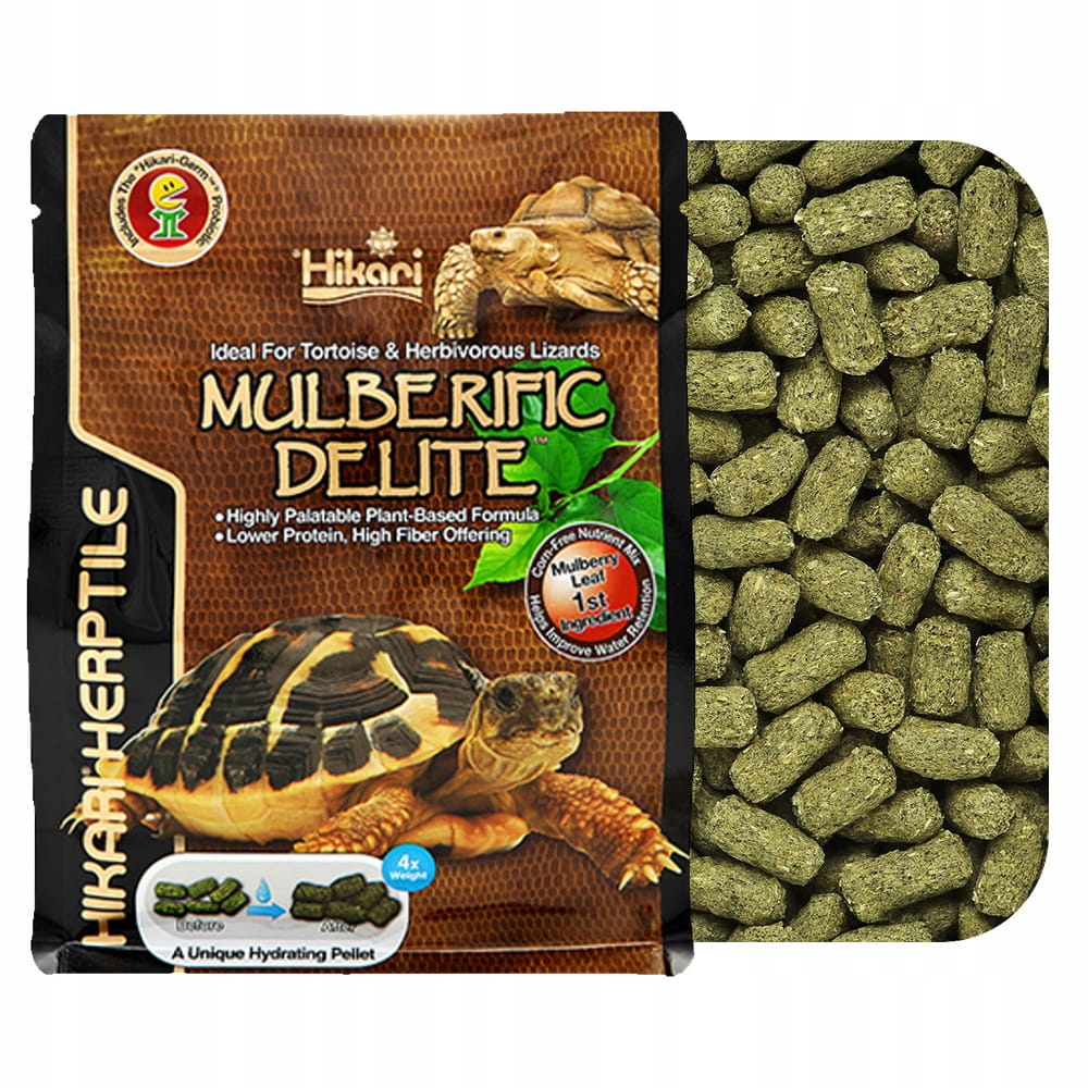 Levně Hikari Mulberific Delite Krmivo pro suchozemské želvy 650 g