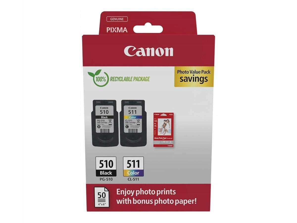 Inkoust Canon pg510/cl511 2970B017 černý (black), tříbarevný