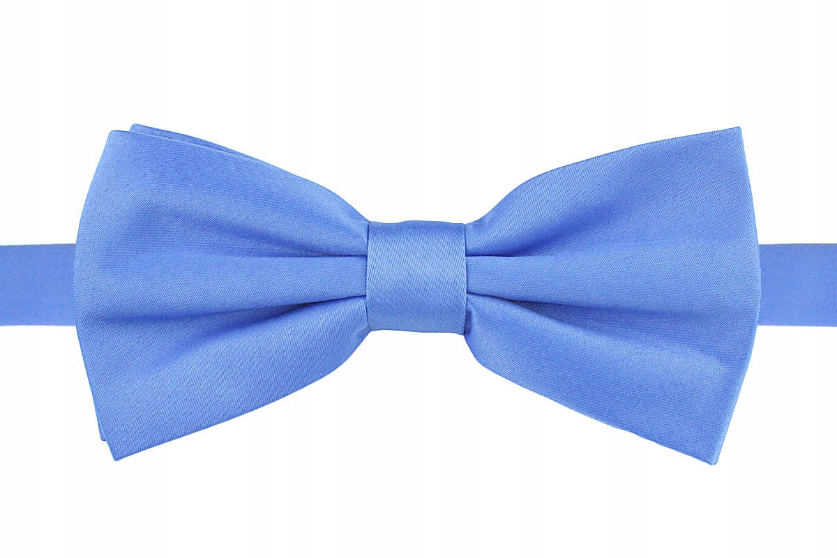 MUCHA MUSZKA MĘSKA STANDARDOWA GŁADKA BŁĘKITNA