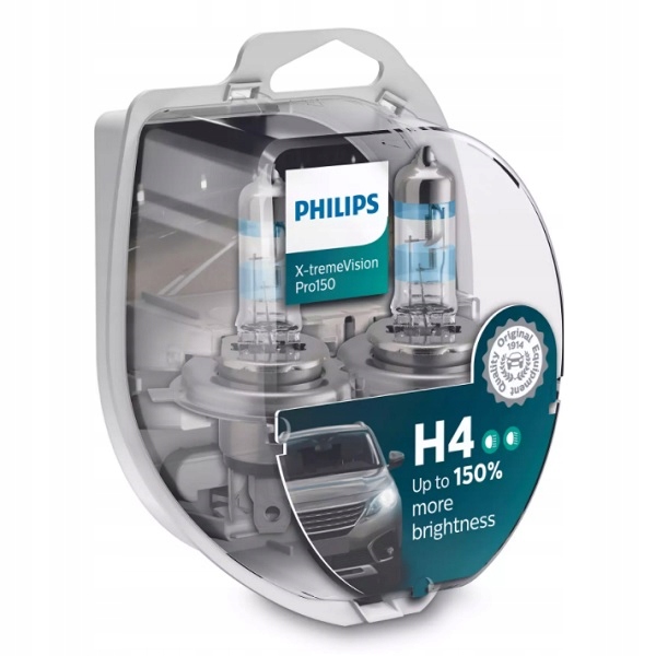 

Philips żarówka H4 12V X-tremeVision Pro150 +150%