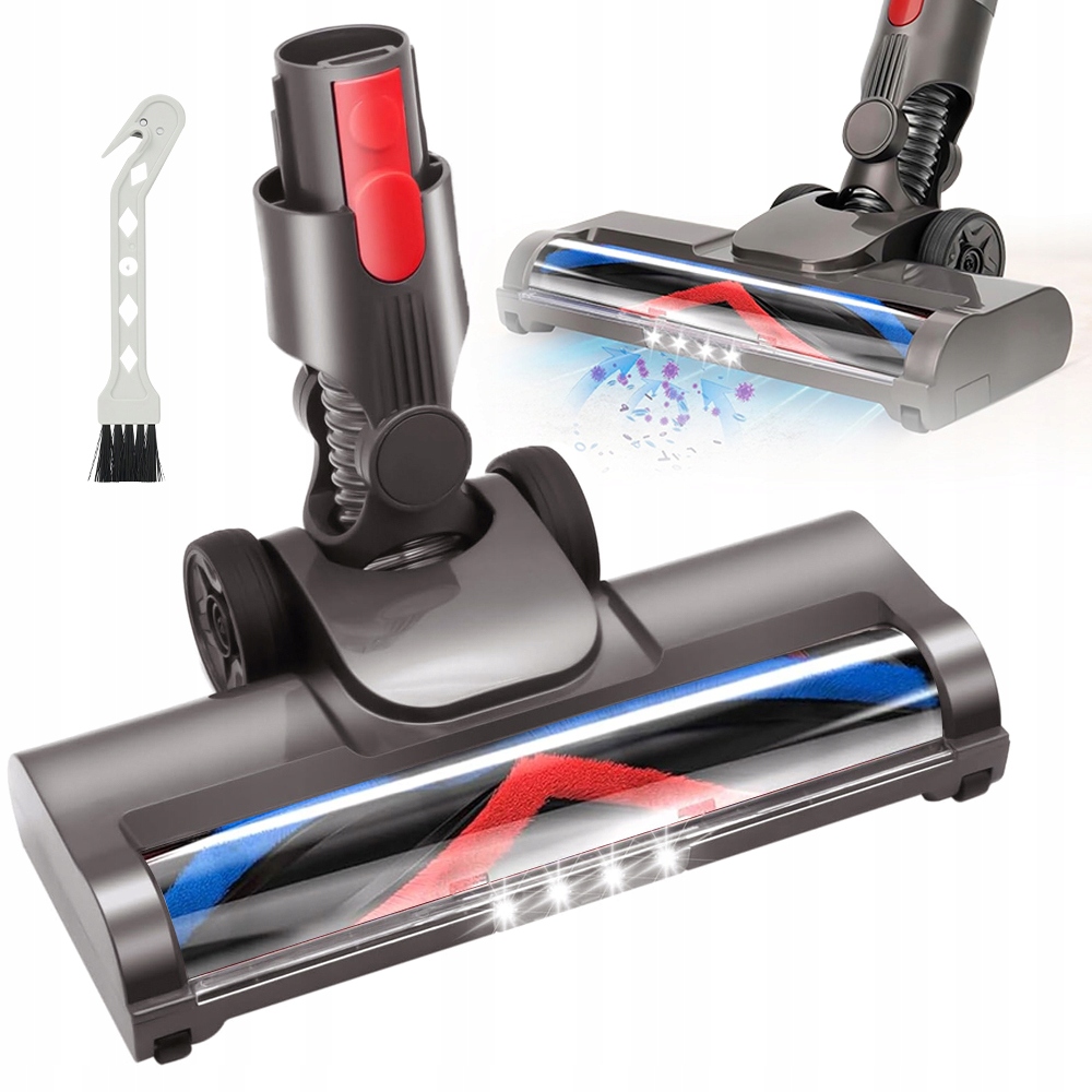 Vhodné Pro V7 V8 V10 V11 V15 S Led Osvětlením, Plyšový Podlahový Kartáč