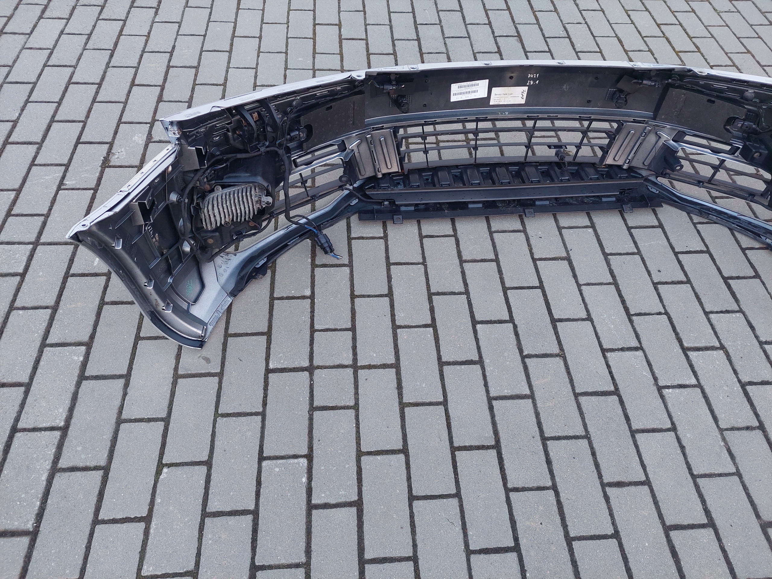 bumper front front PDC complete VW PHAETON LIFT LA7W