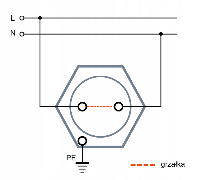 Grzałka do bojlera Eliko GRB 2000W typ UU 5/4'' polska W021 Kod producenta W021