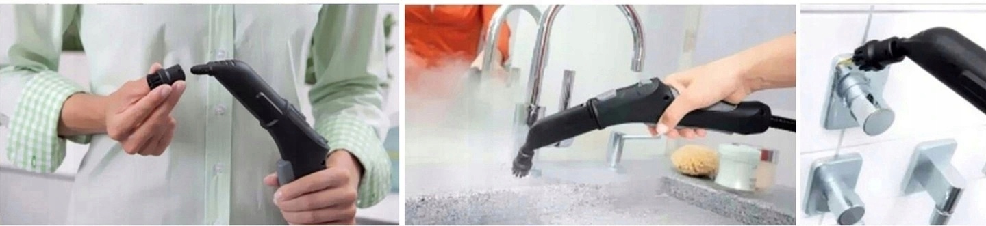 PAROWNICA MYJKA PAROWA MOP KARCHER SC 3 EASYFIX BOGATY KOMPLET AKCESORIÓW Zasilanie sieciowe