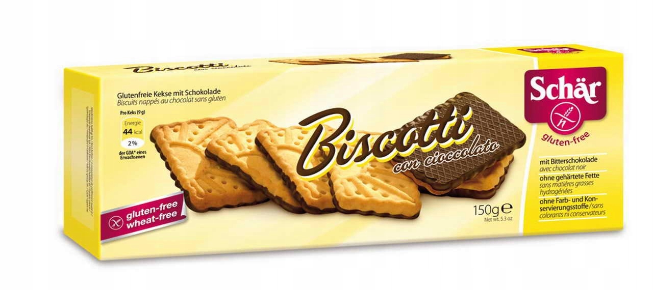 Levně Biscotti con cioccolato Bez Lepku 150g Schar