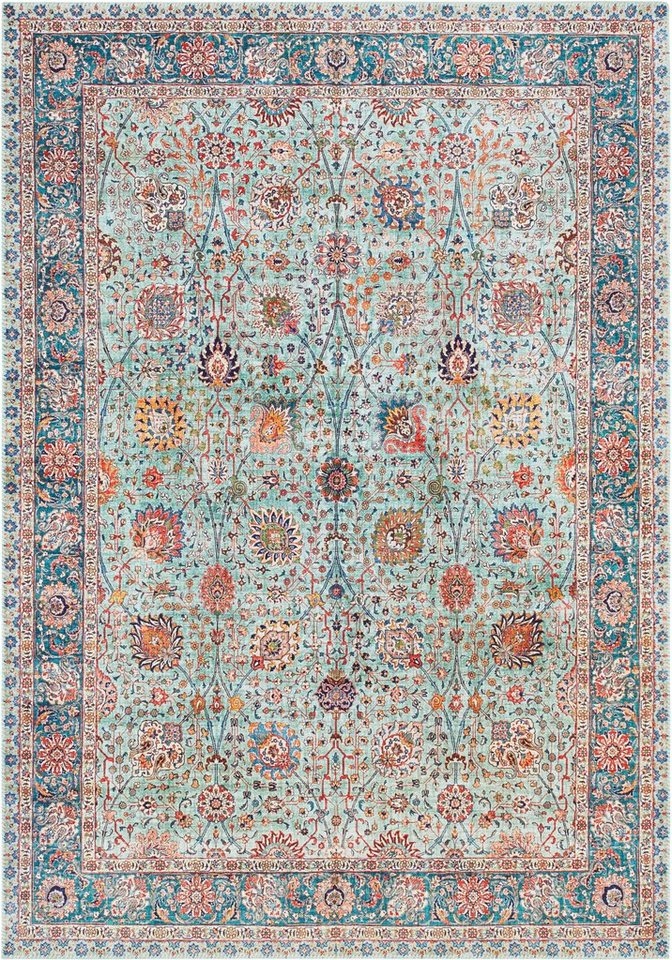 Koberec do obývacího pokoje 160x230 cm, vícebarevný, plochý, tkaný