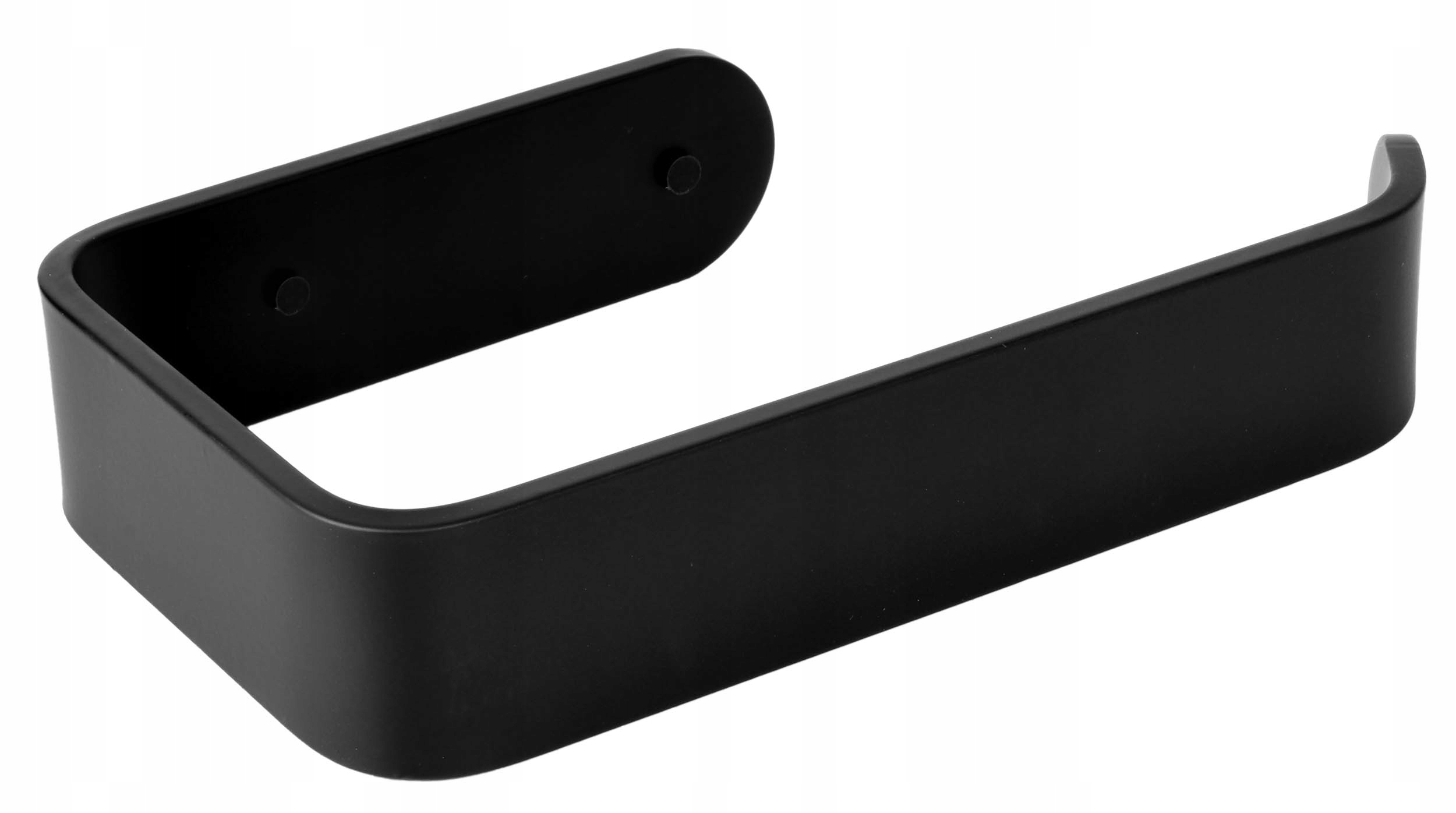 UCHWYT NA PAPIER TOALETOWY DO WC CZARNY MATOWY METALOWY LOFTOWY ŁAZIENKOWY Szerokość produktu 15.5 cm