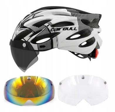 Kask Rowerowy Szybki Led Lekki Aerodynamiczny Uniwersalny 54-62 CM M/L