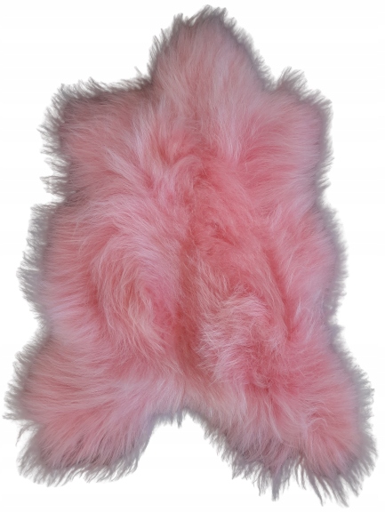 Dekoratívna koža Island svetloružová 111-130 cm