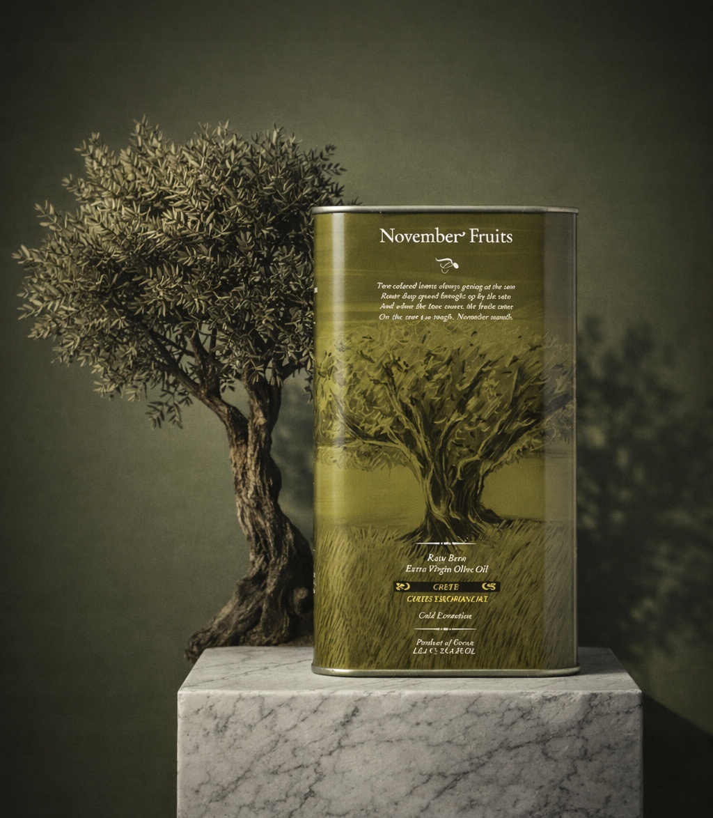 Levně Extra Panenský Řecký Prémiový Olej Z Prvního Lisování Lakonia Plechovka 1 L