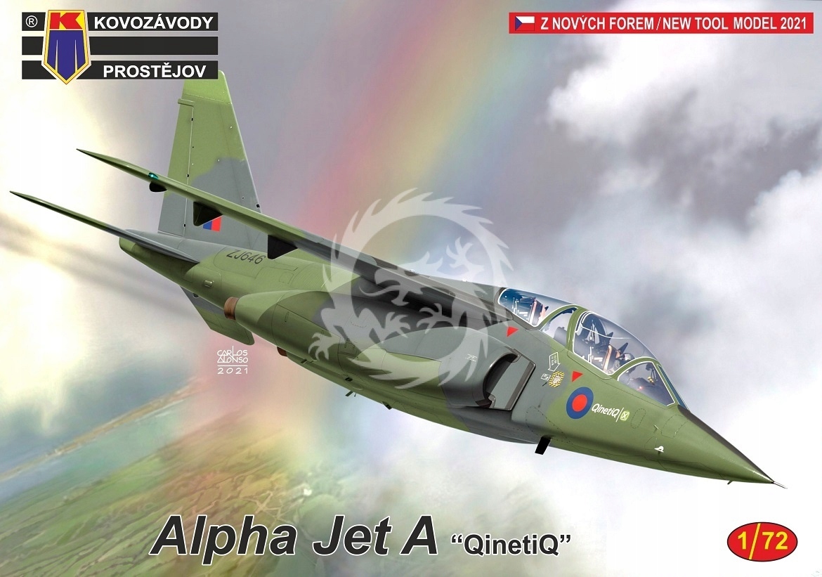 Alpha Jet A 'QinetiQ' Kovozavody Prostejov KPM0267 72267 měřítko 1/72