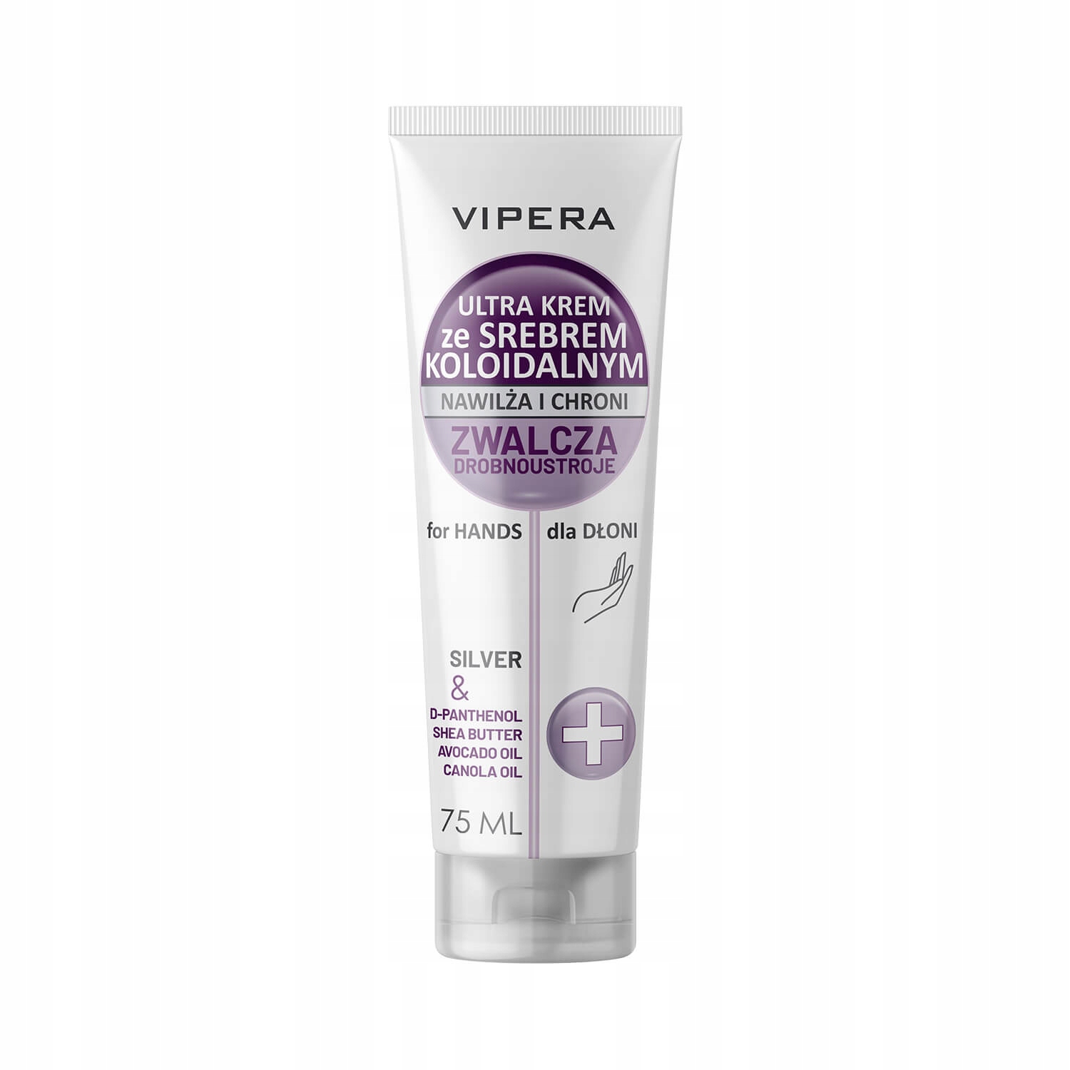 

Vipera Ultra krem do dłoni ze srebrem 75 ml