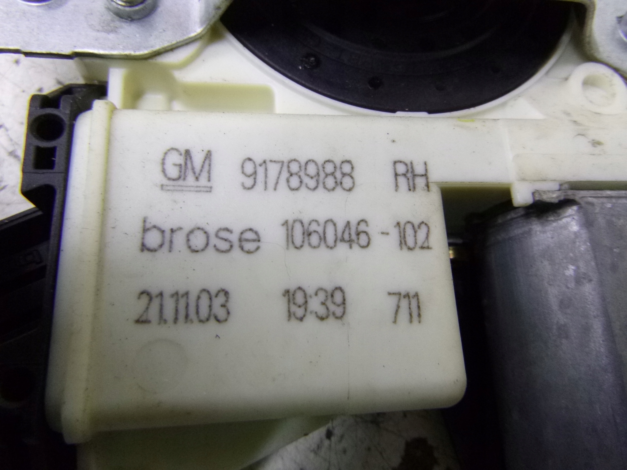 MÉCANISME VITRE AVANT DROITE OPEL VECTRA C 9178988