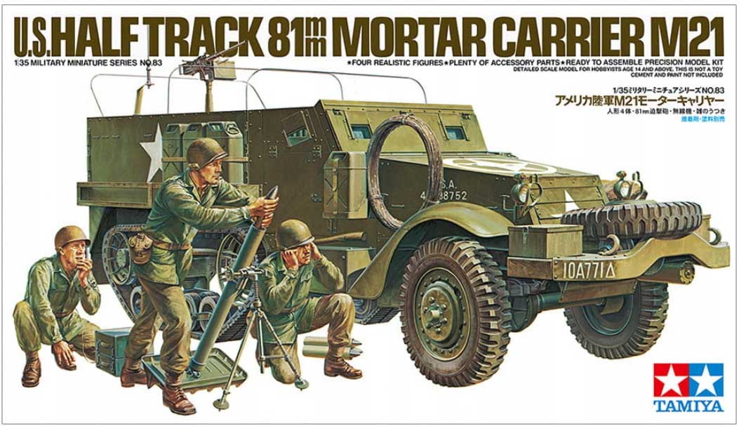 Nosič minometu Tamiya 35083 1/35 M21 81 mm