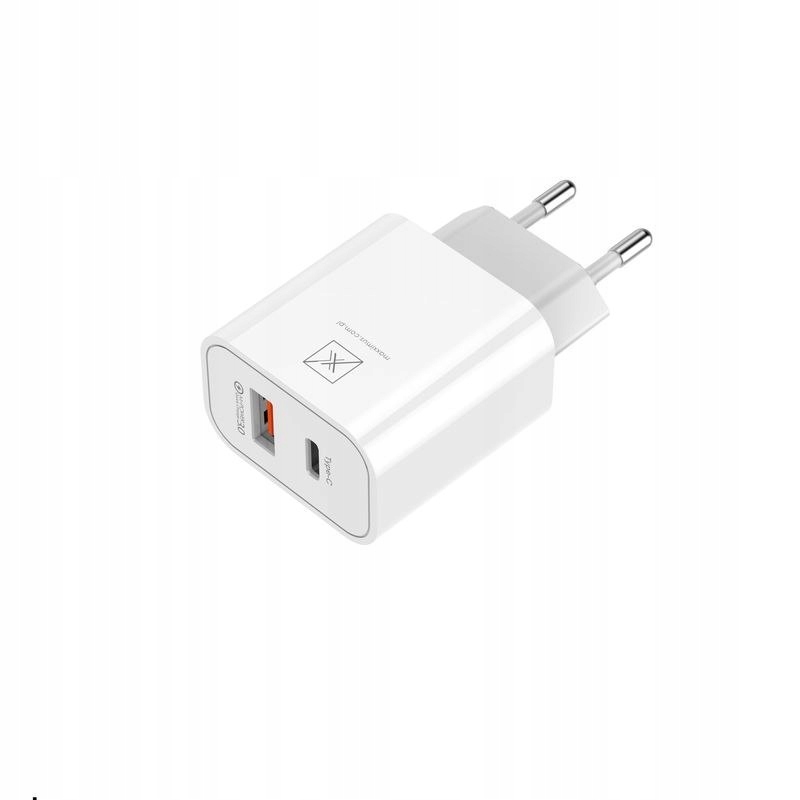 Ładowarka Sieciowa MX Alfa 20W Pd+qc, Usb- A+c biała Ttt Maxximus