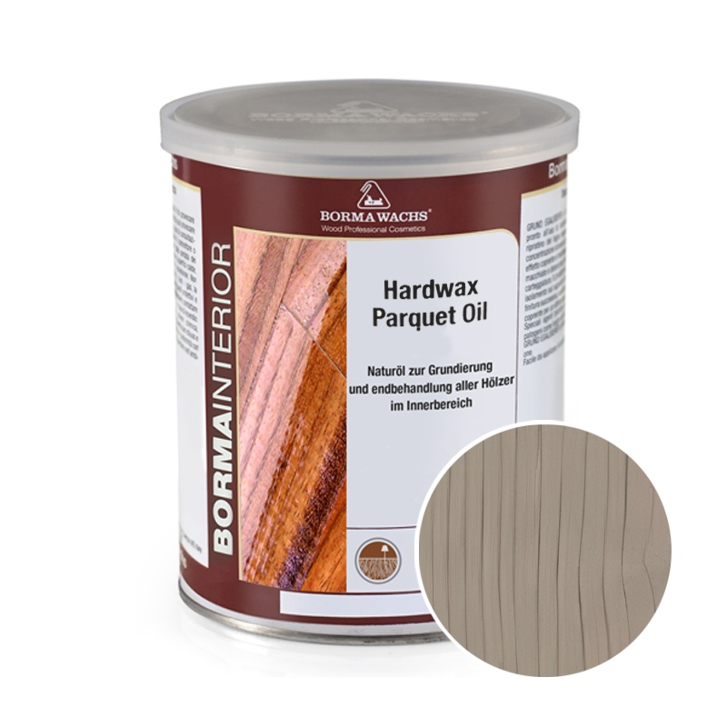 Tvrdý Vosk olejový vosk Borma Wachs Barva Šedá 96 1L