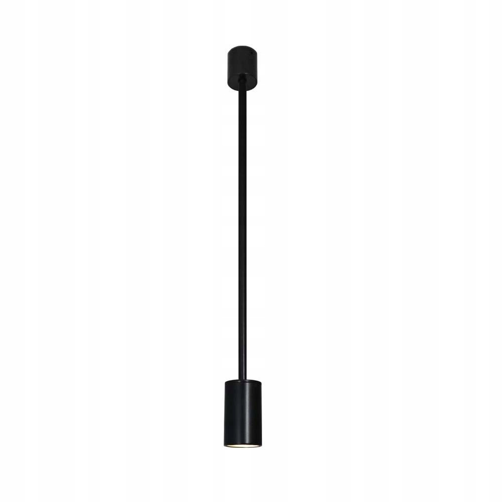 Závesná bodová lampa minimalistická čierna tuba nad stôl ostrov bar Shilo