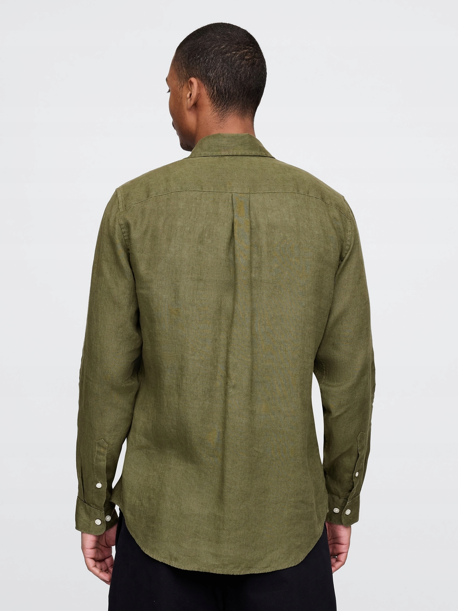 Gap Lněná košile Classic Shirt