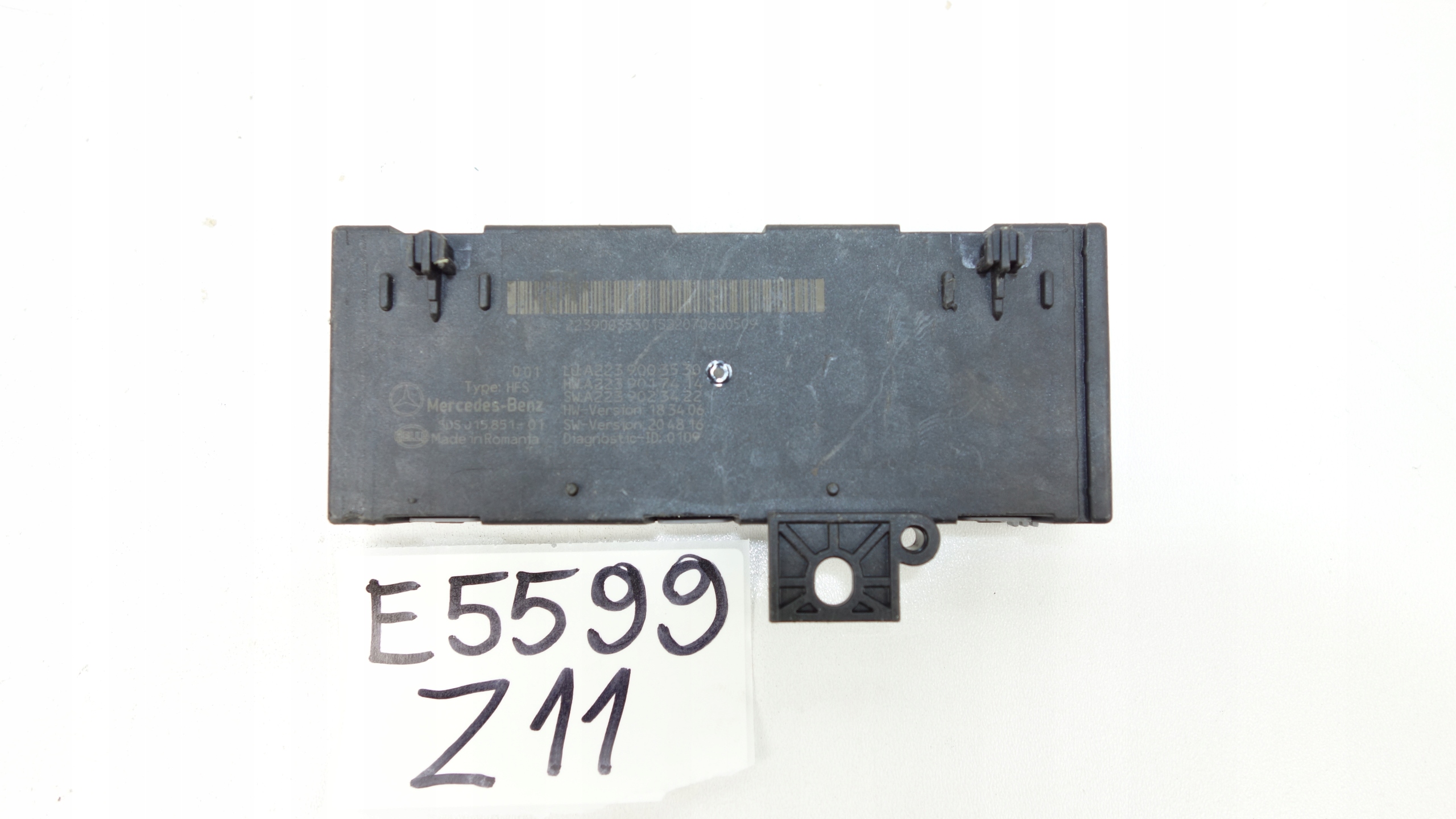 module control unit bonnet MERCEDES C W206 S W223 EQE V295 A2239003530