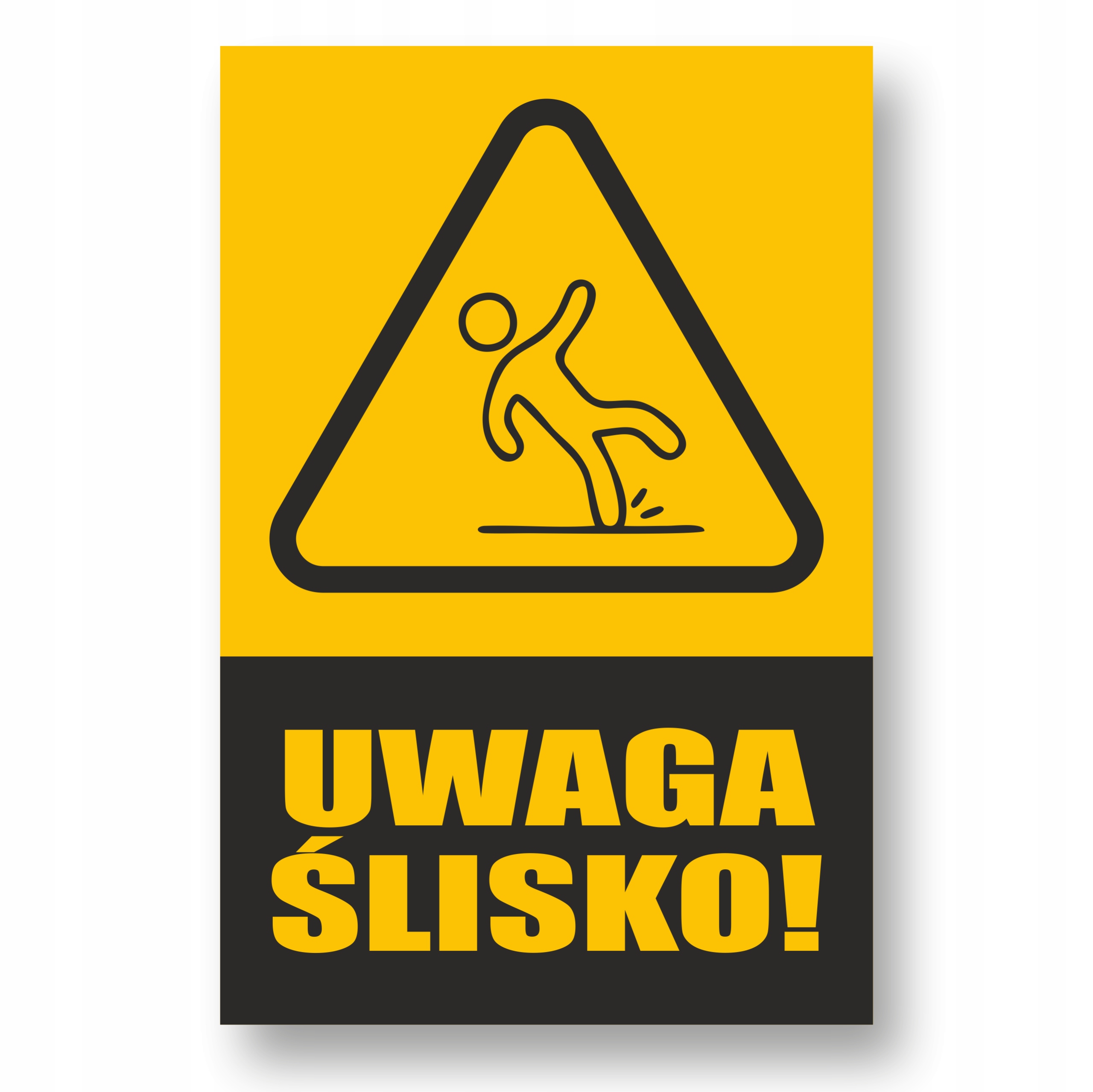 

Tabliczka Uwaga Ślisko Podłoga 20x30cm Pcv 3mm Uv