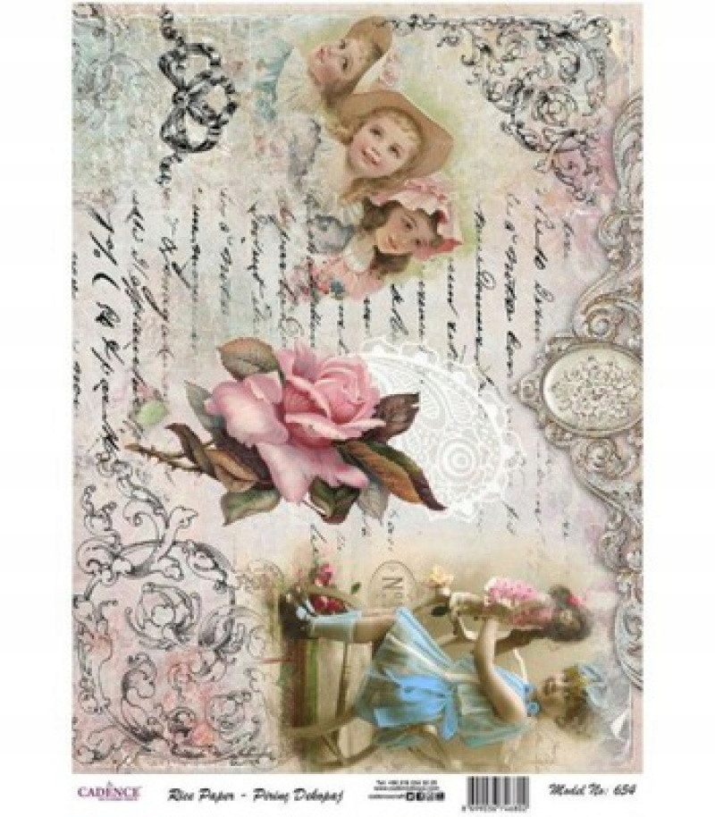Ryżowy Papier do Decoupage w Formacie A3 Okazja!!!
