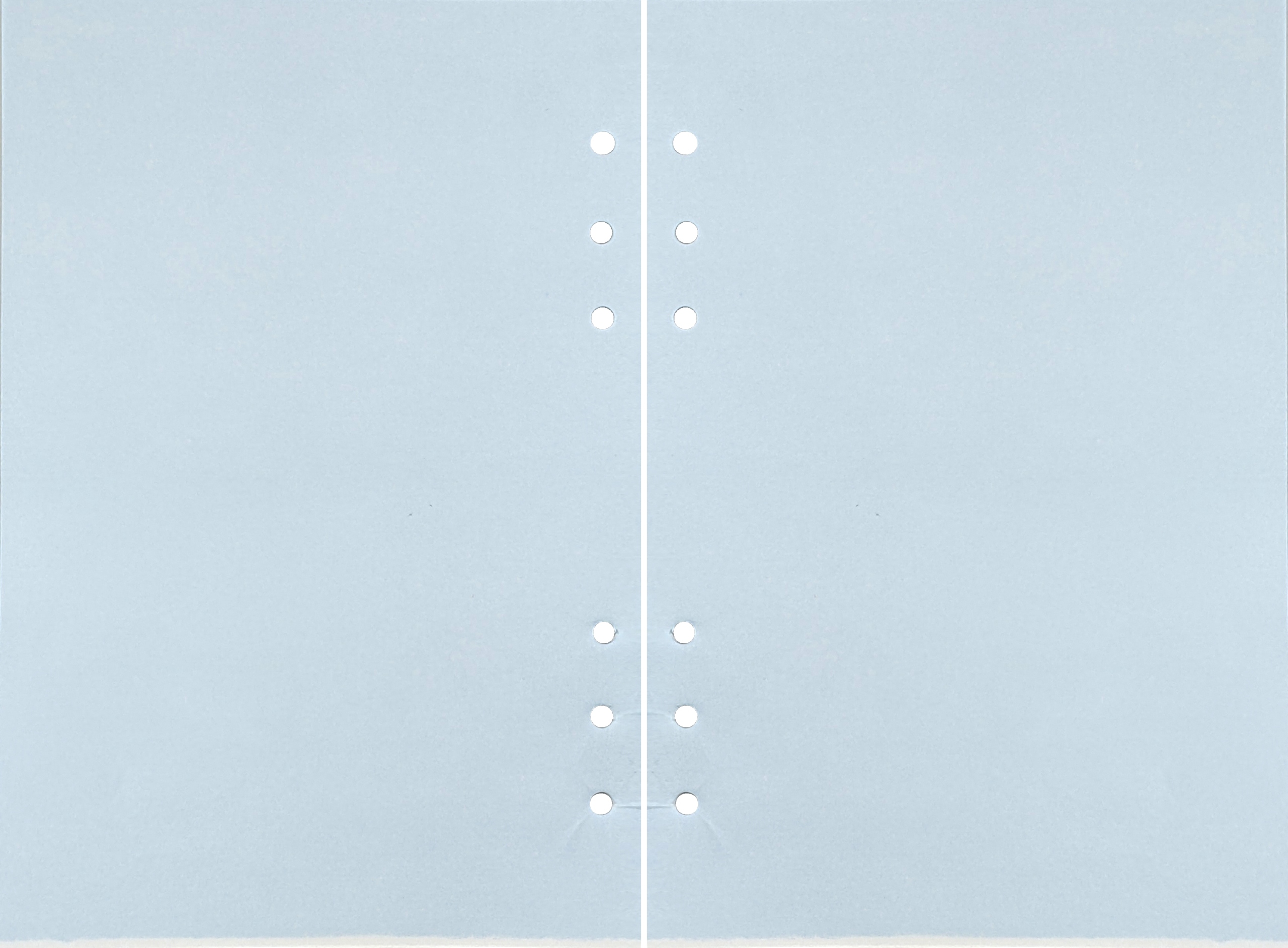 Wkład A5 dodatkowe kartki do organizera 14x21cm Niebieskie Czyste