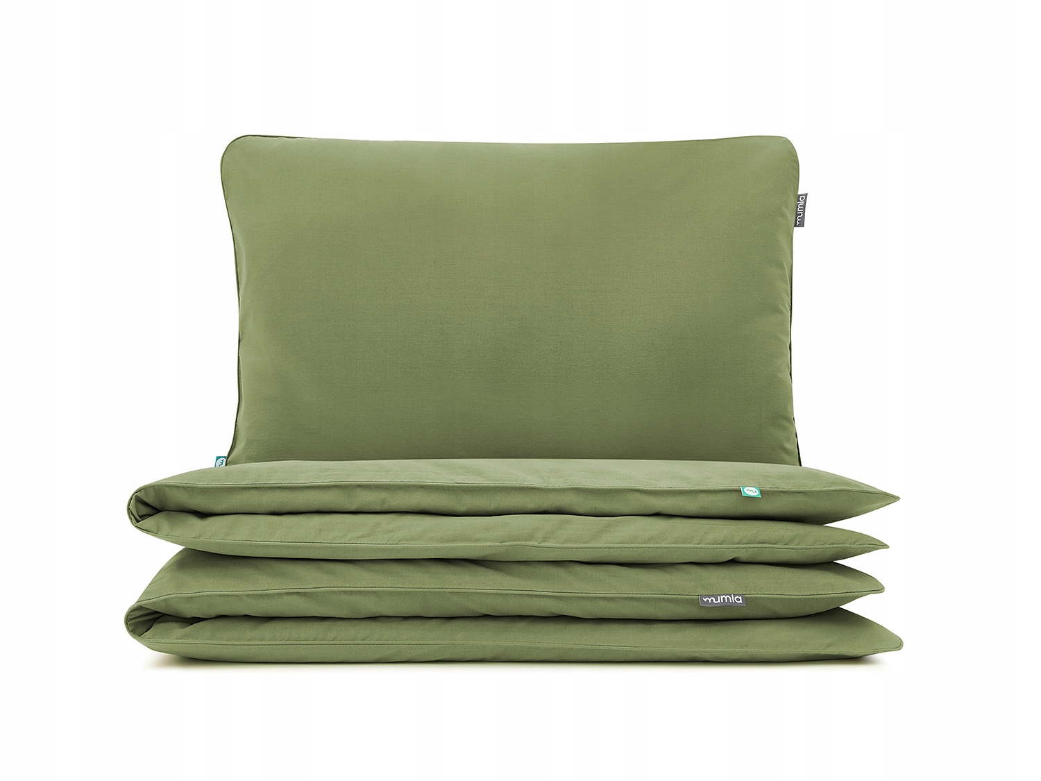 Posteľná Bielizeň Basic Khaki 220x200 cm 2x 80x70 cm Mumla