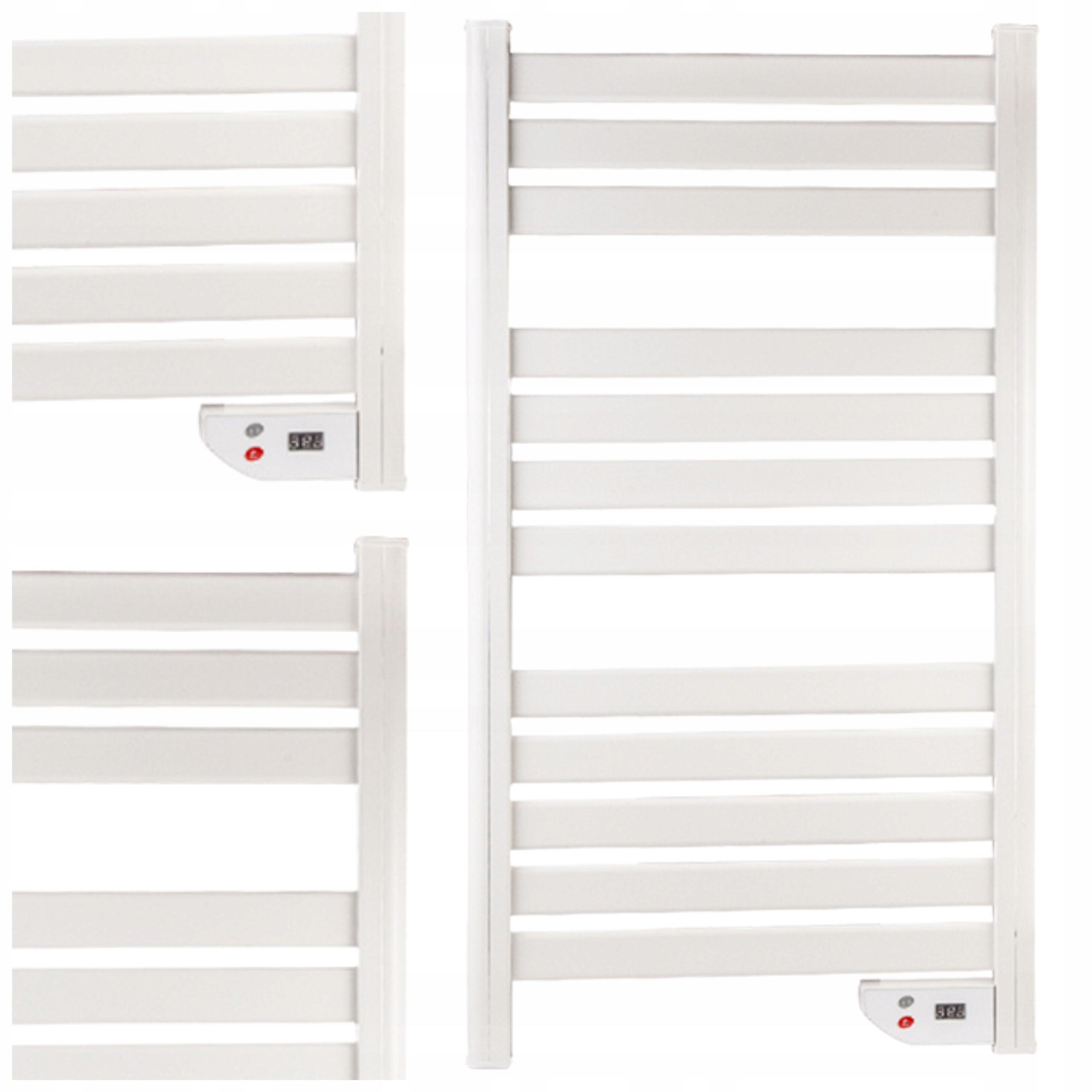 Elektrický Nástenný Kúpeľňový Radiátor 500 W Biely Led Displej