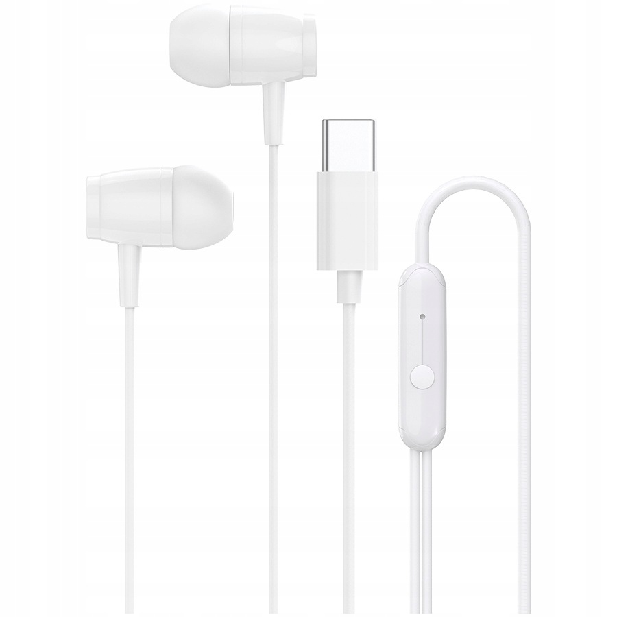Canyon SEP5 S?uchawki Dokana?owe Do Smartfon Usb C Do Muzyki I Rozm?w Bia?e