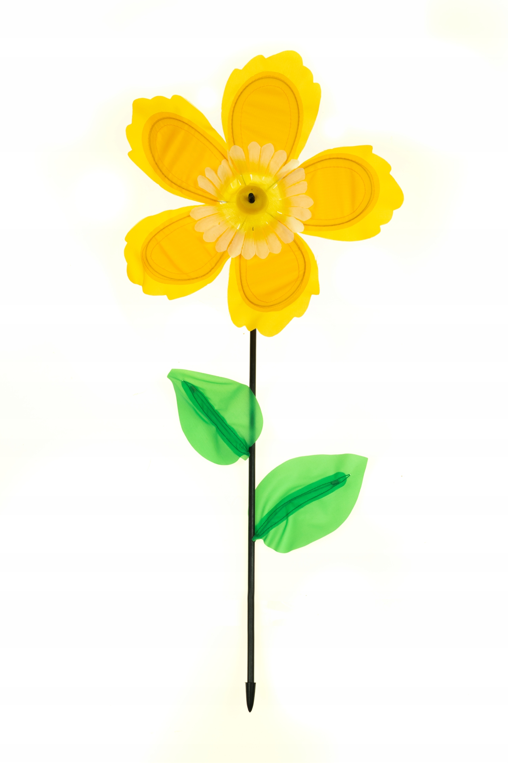 Wiatrak Ogrodowy materiałowy 81053 żółty