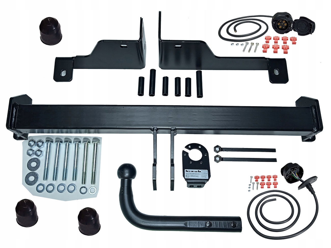 OPEL COMBO C 2001do2012 HAK HOLOWNICZY+WIĄZKA7PIN Uciąg 1200 kg