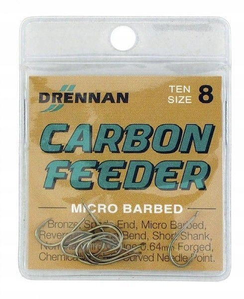 Haczyki Drennan Carbon Feeder Nr16