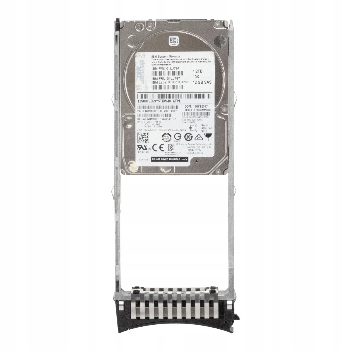 Ibm 01LJ787 01LJ794 1,2 Tb 10K 128 Mb SAS-3 2,5'' ST1200MM0088
