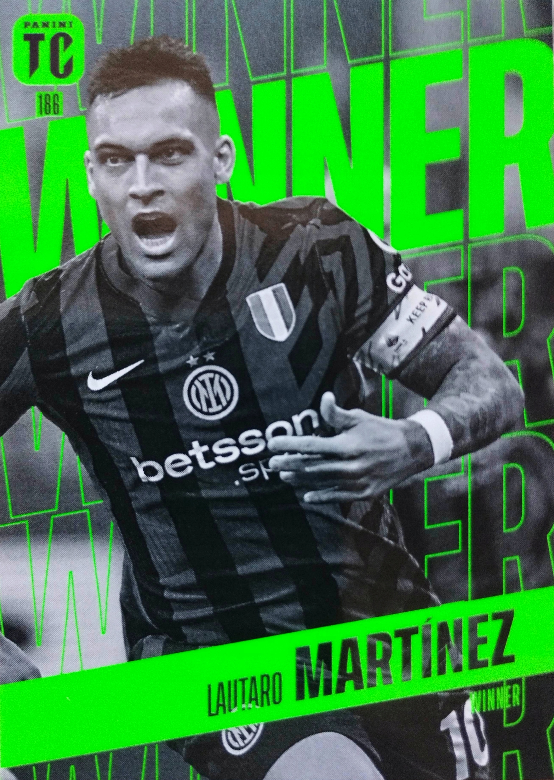 Panini Fifa Top Class 2025 Winner 186 Lautaro Martinez Inter