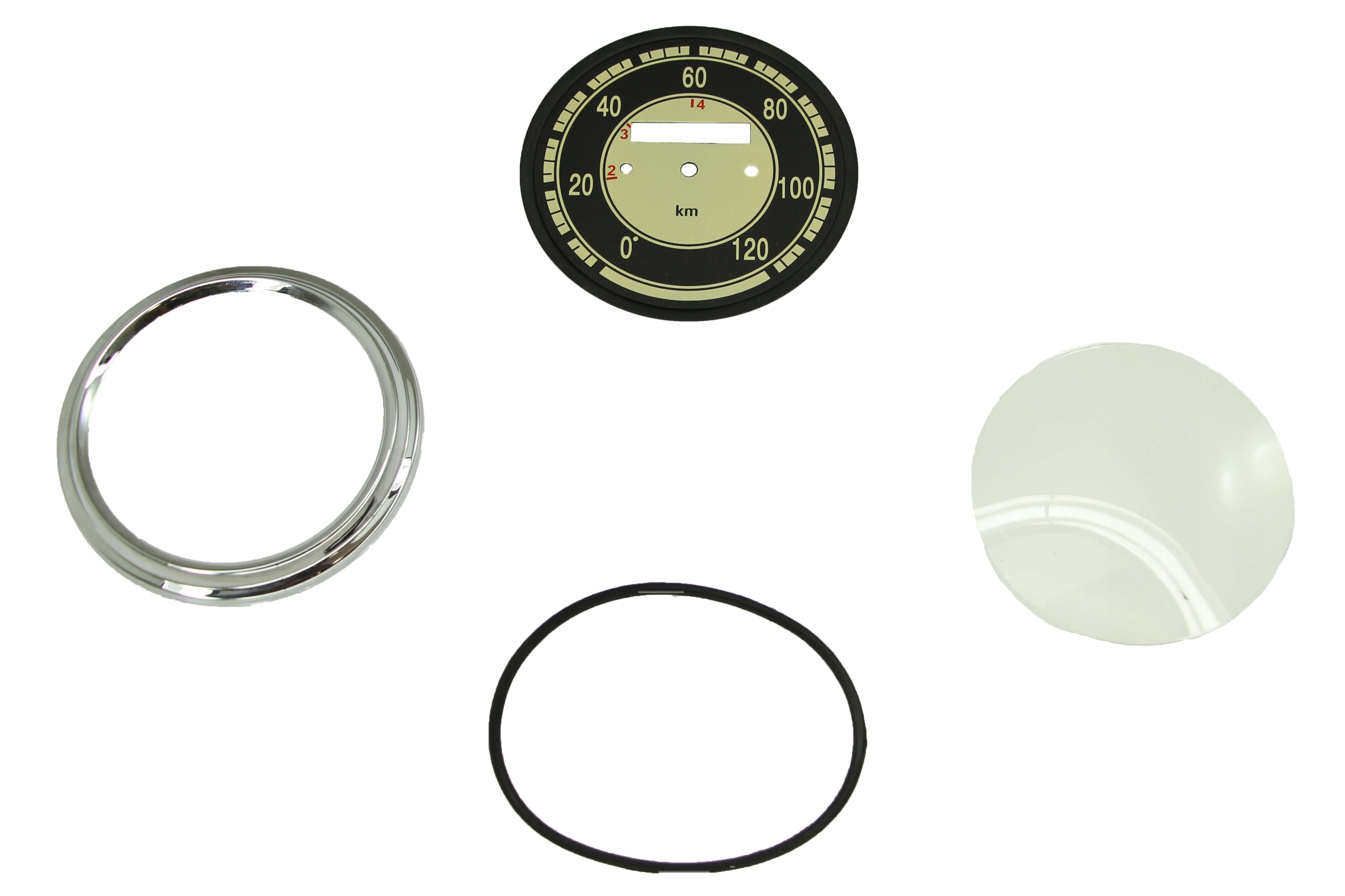 TARCZA SZKŁO RAMKA LICZNIKA CYFERBLAT MZ ES 250 ST Producent Barter