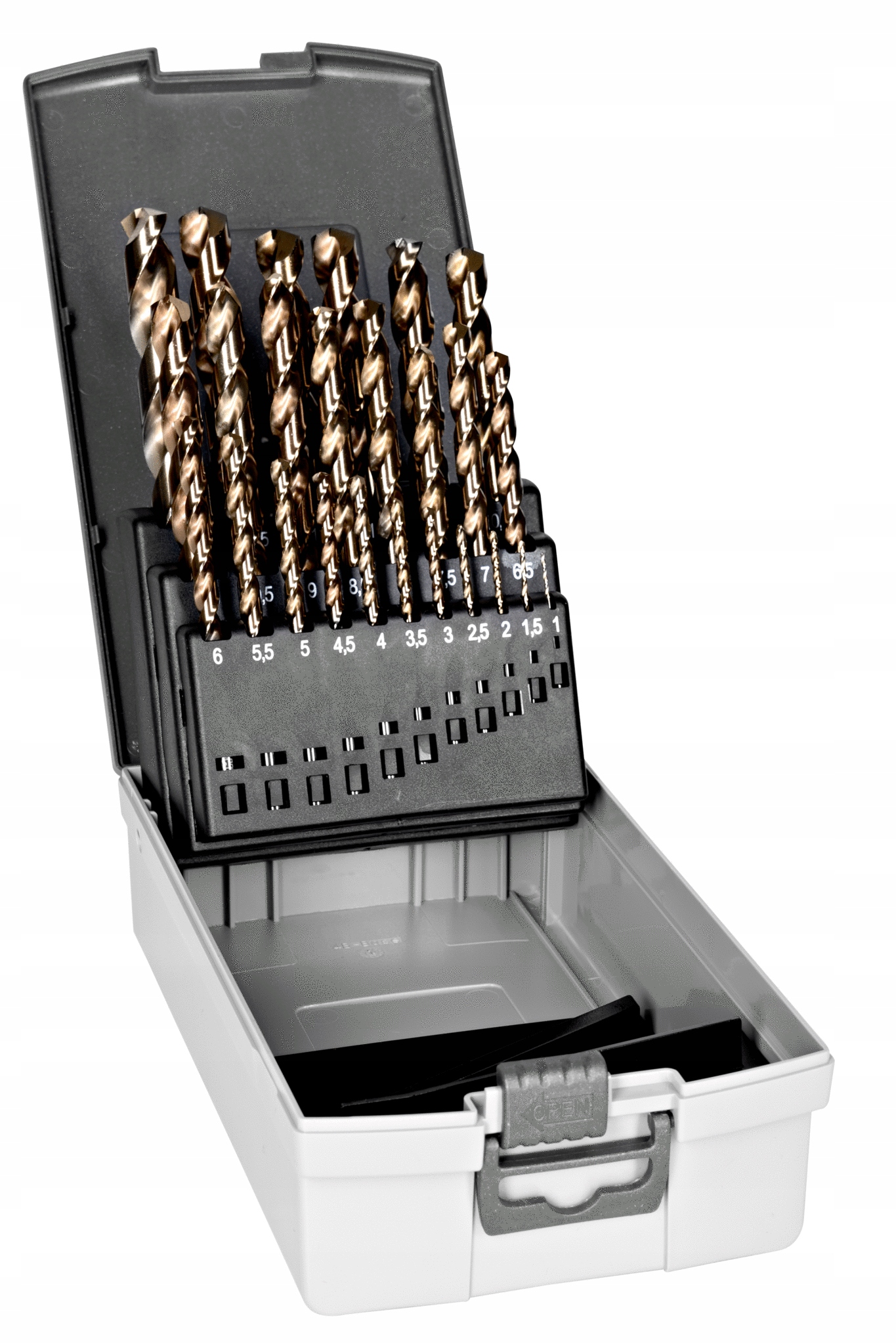 Bahco Zestaw wierteł do stali Inox 25 szt. 1-13 mm