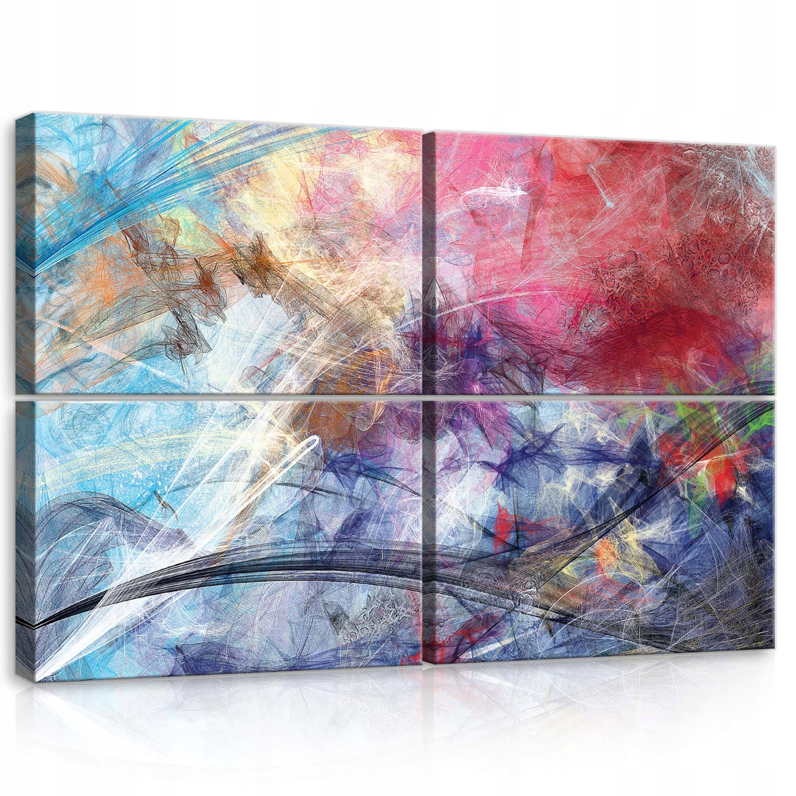 Obraz 120x80 Abstrakcia modernizmus polypových farieb dynamika emócie textúra