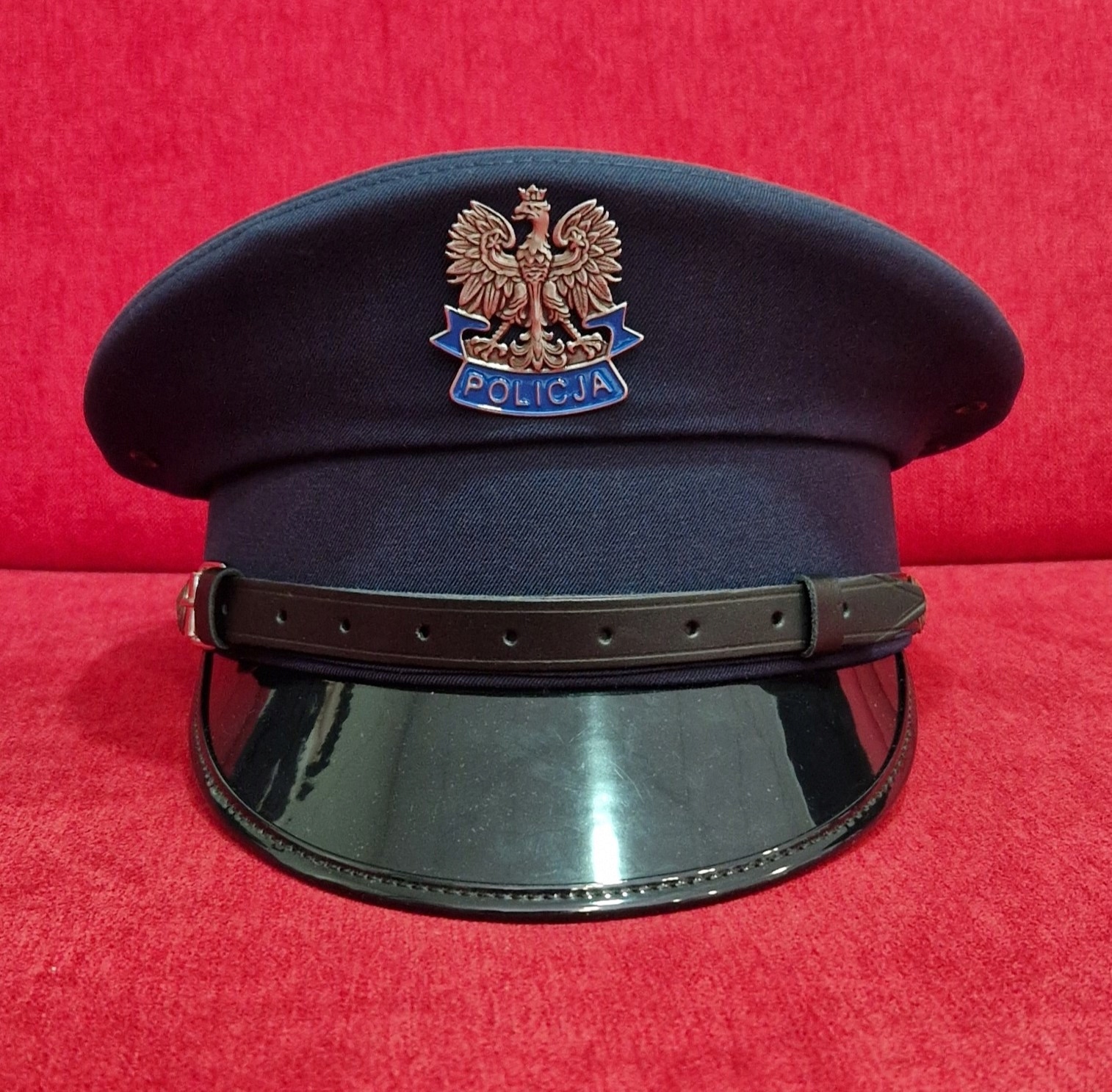 Czapka gabardynowa podoficera (nowy wzór) Policja