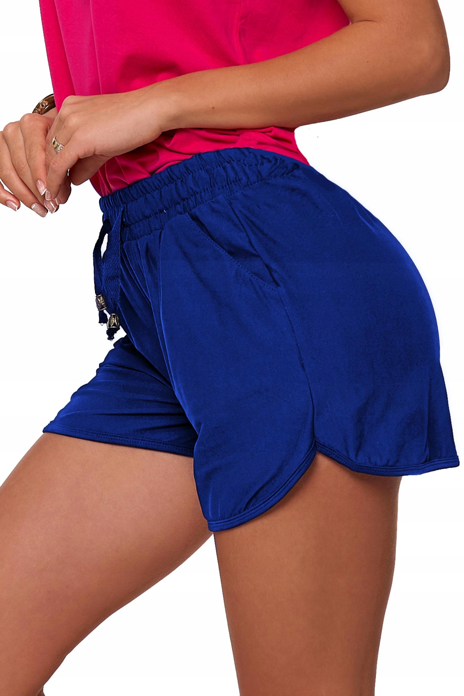 SPODENKI damskie wygodne SZORTY Krótkie Spodenki Sportowe MORAJ L/XL Rozmiar L/XL