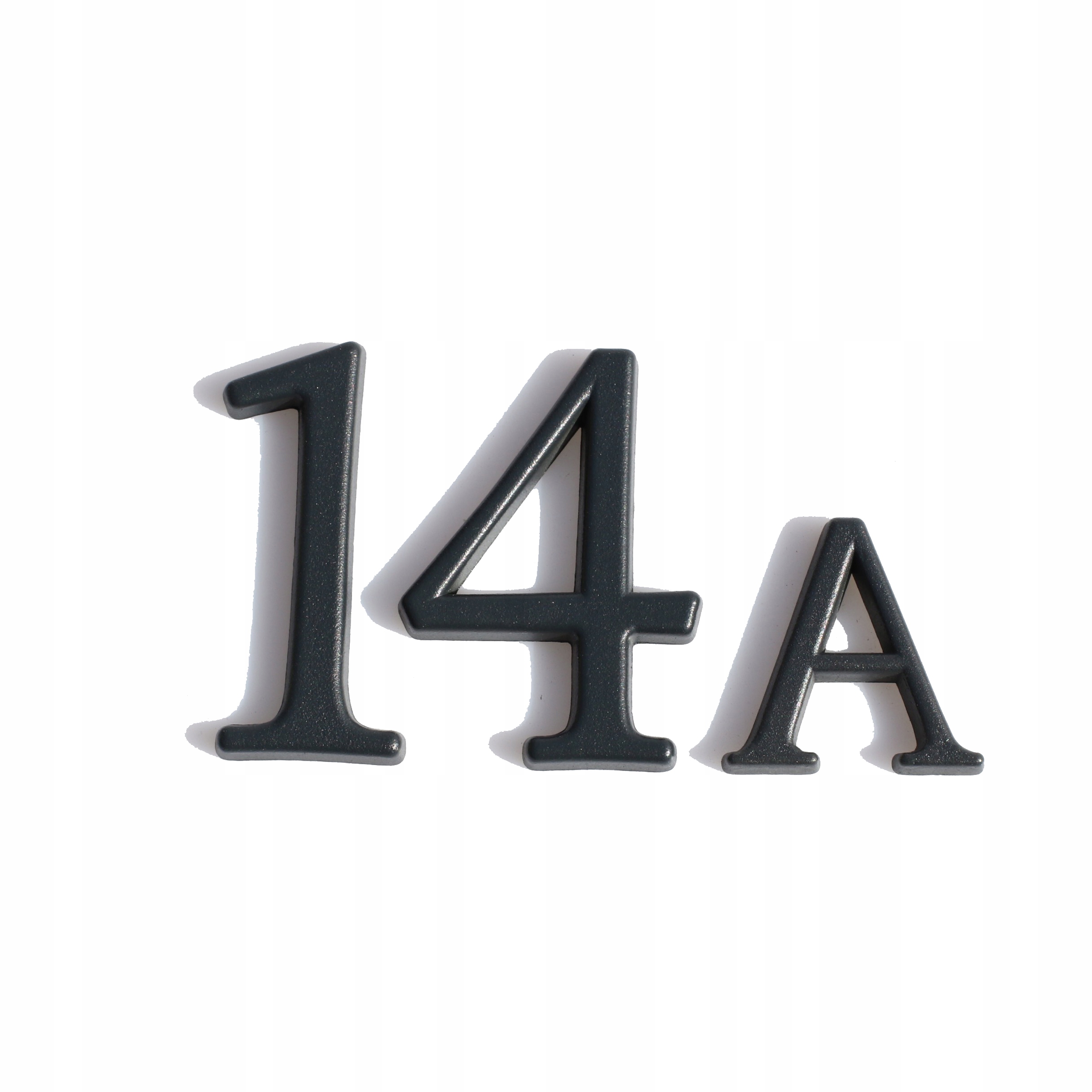 CYFRY NUMER NUMEREK NA DRZWI ZNAL 5CM 5 GRAFIT Materiał aluminium