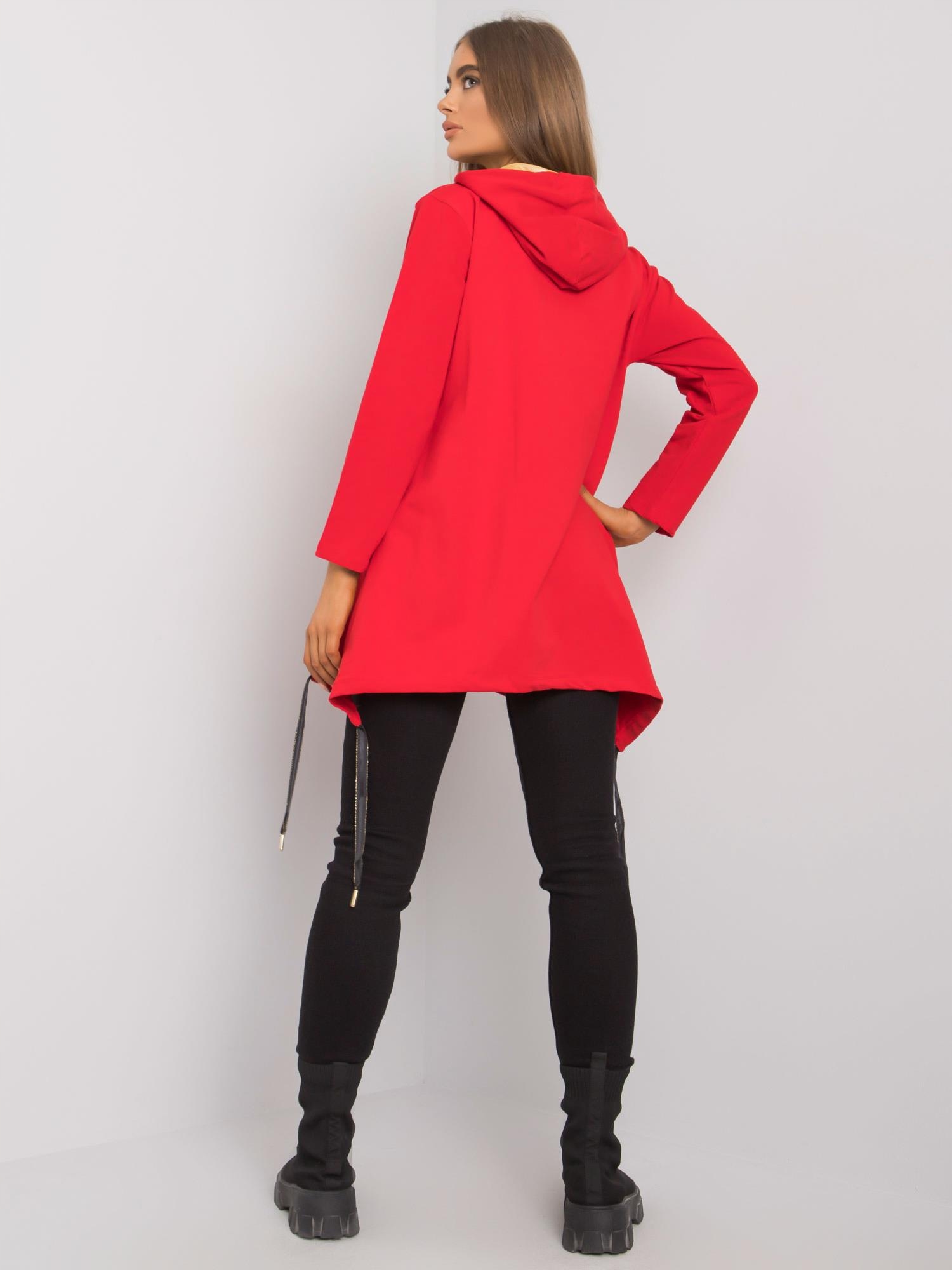 Modna BLUZA damska z kapturem rozpinana - L/XL Rozmiar L/XL