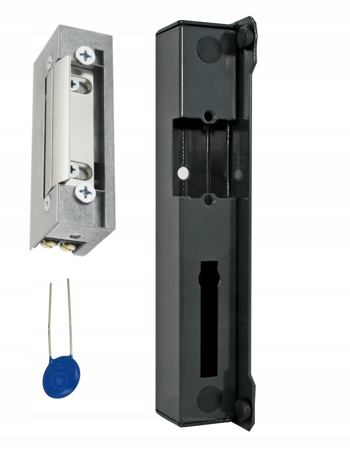 

S12U Elektrozaczep kaseta antracyt warystor